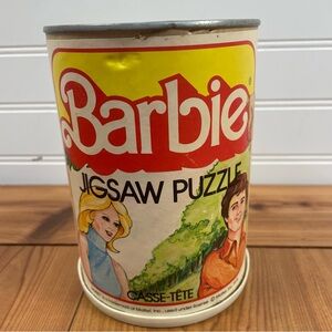 1975 Mattel Vintage Barbie Ken Bicycle Jigsaw Puzzle 81 Pieces Collectible Toy
